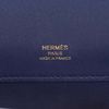 Hermès Kelly Cut Clutch Blue Encre Swift GHW