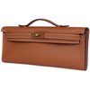 Hermès Kelly Cut Clutch Gold Swift GHW