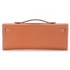 Hermès Kelly Cut Clutch Gold Swift PHW