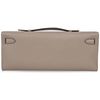 Hermès Kelly Cut Clutch Gris Asphalt Swift GHW