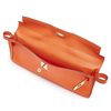 Hermès Kelly Cut Clutch Orange Swift GHW