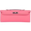 Hermès Kelly Cut Clutch Rose Azalee Swift PHW