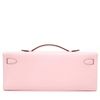 Hermès Kelly Cut Clutch Rose Sakura Swift PHW