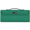 Hermès Kelly Cut Clutch Vert Vertigo Swift PHW