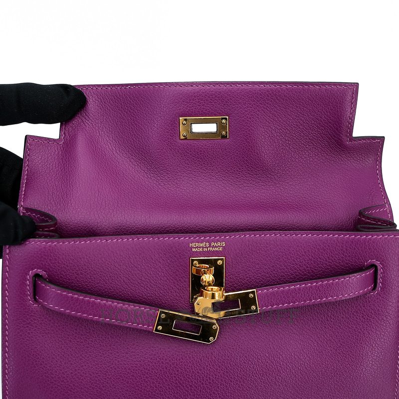 Hermès Kelly Danse II Anemone Evercolor GHW