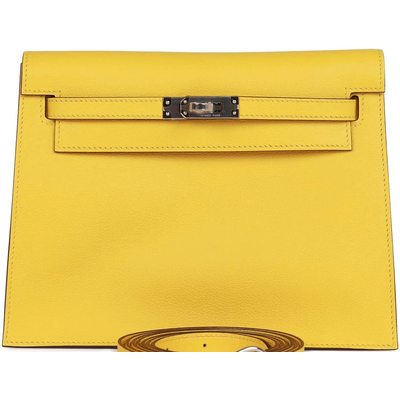 Hermès Kelly Danse II Jaune de Naples Evercolor PHW