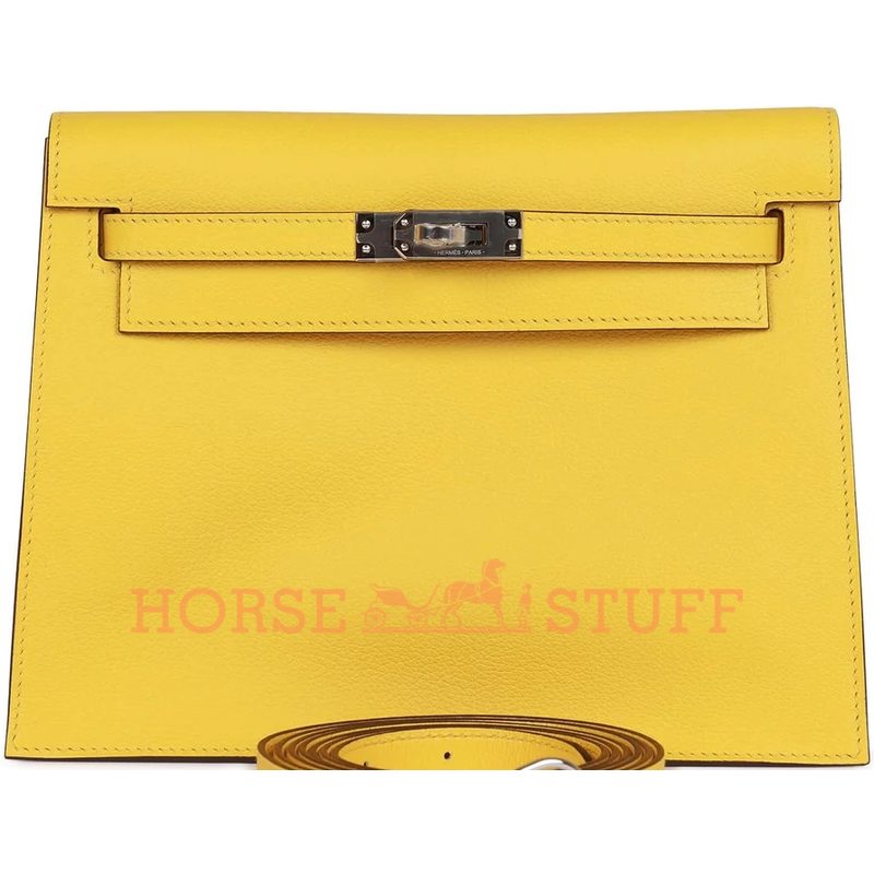 Hermès Kelly Danse II Jaune de Naples Evercolor PHW