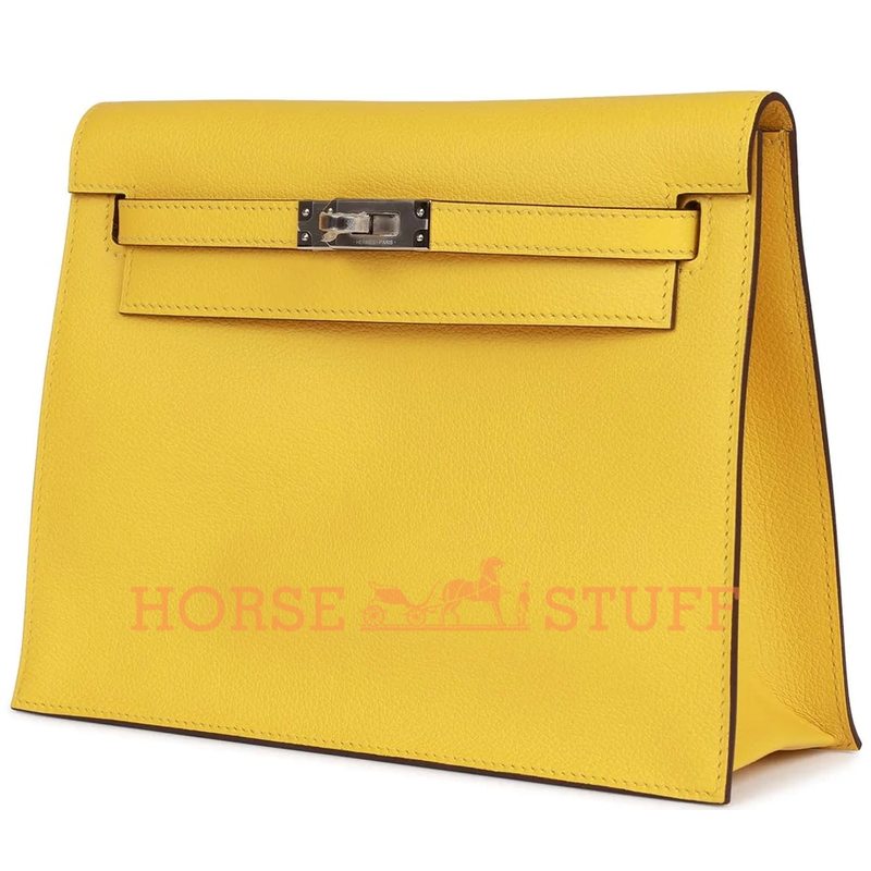 Hermès Kelly Danse II Jaune de Naples Evercolor PHW