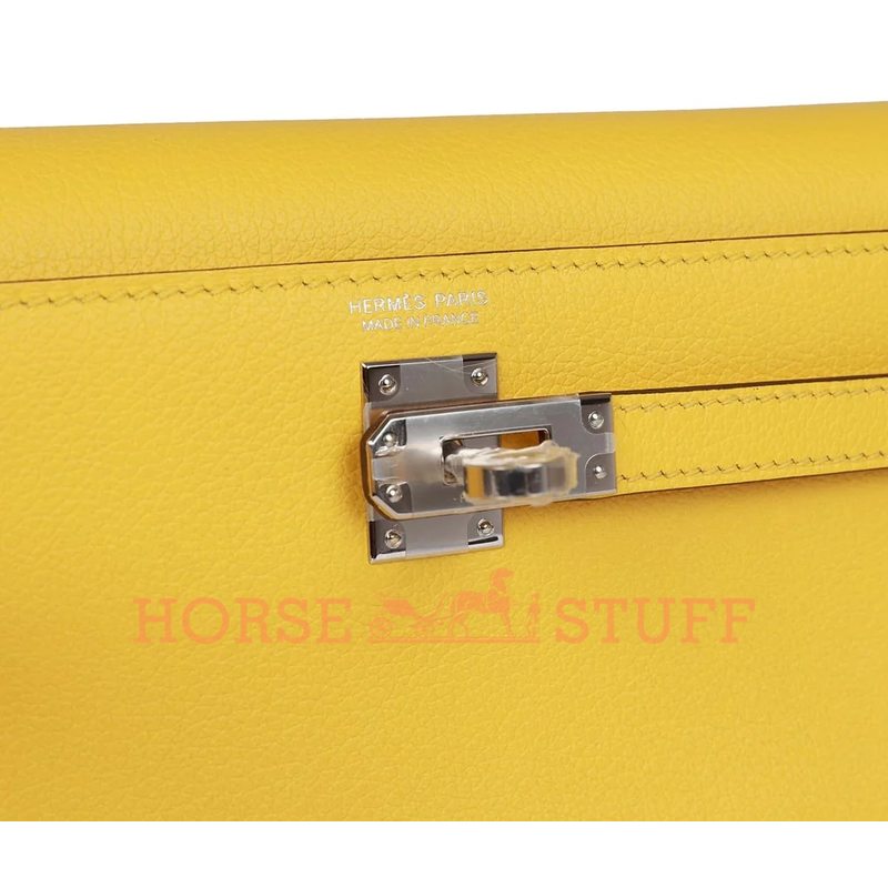 Hermès Kelly Danse II Jaune de Naples Evercolor PHW