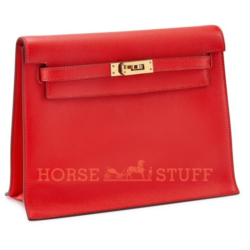 Hermès Kelly Danse II Rouge de Coeur Evercolor GHW