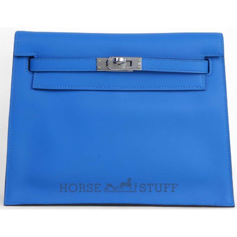 Hermès Kelly Danse II Blue Hydra Swift PHW
