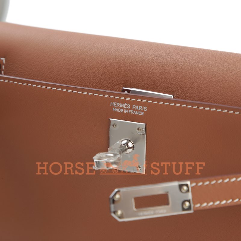 Hermès Kelly Danse II Gold Swift PHW