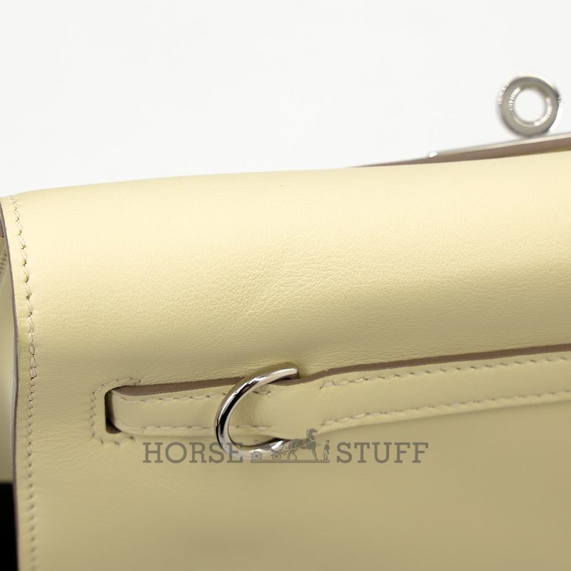 Hermès Kelly Danse II Jaune Milton Swift PHW