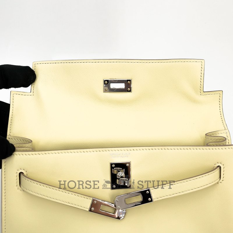 Hermès Kelly Danse II Jaune Milton Swift PHW