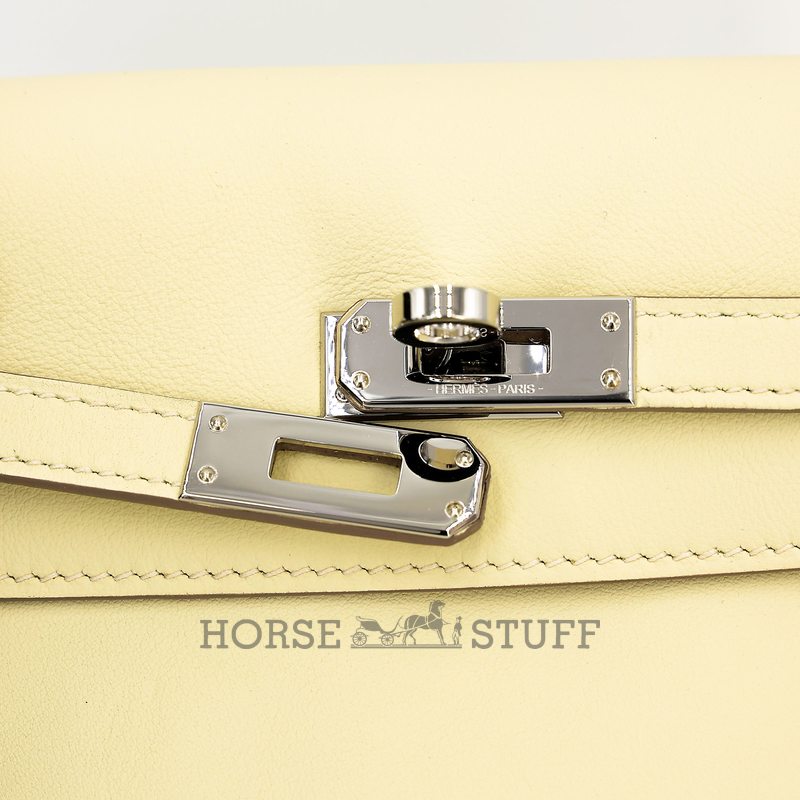 Hermès Kelly Danse II Jaune Milton Swift PHW
