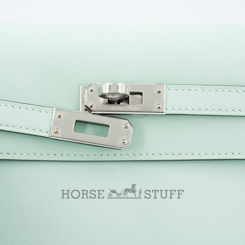 Hermès Kelly Danse II Vert Peppermint Swift PHW