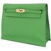 Hermès Kelly Danse II Vert Yucca Swift GHW