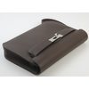 Hermès Kelly Depeches 25 Pouch Ebene Epsom PHW