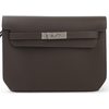 Hermès Kelly Depeches 25 Pouch Ebene Epsom PHW