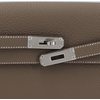 Hermès Kelly Depeches 25 Pouch Etoupe Togo PHW