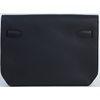 Hermès Kelly Depeches 25 Pouch So Black Togo PVD ( Black Hardware )