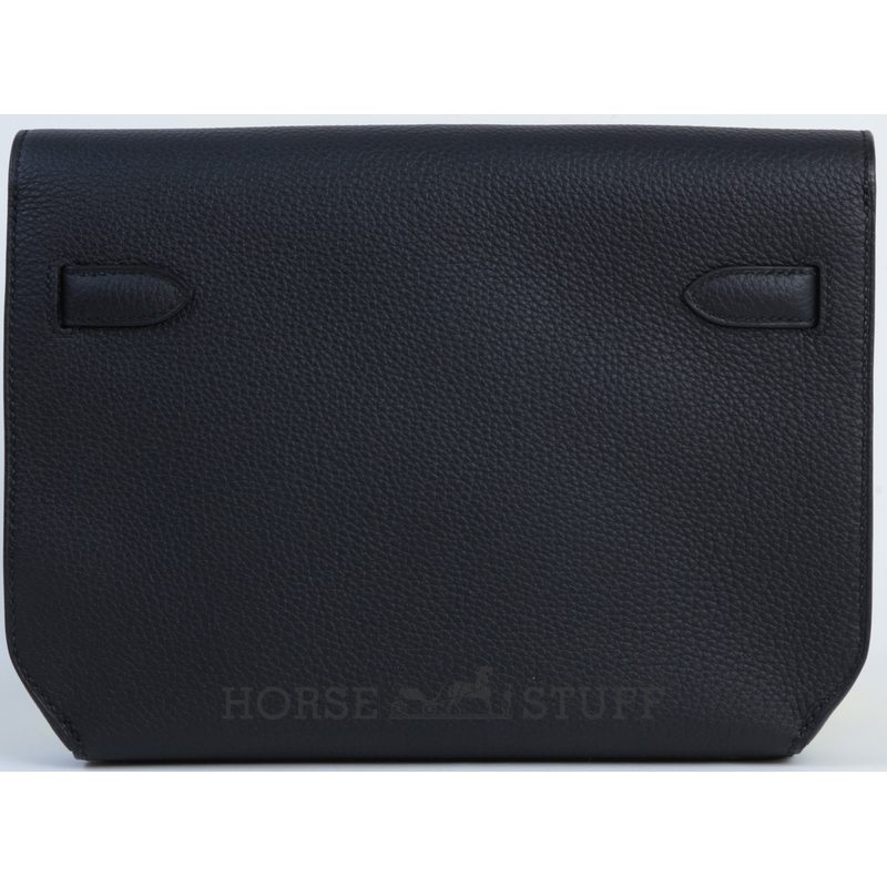 Hermès Kelly Depeches 25 Pouch So Black Togo PVD ( Black Hardware )
