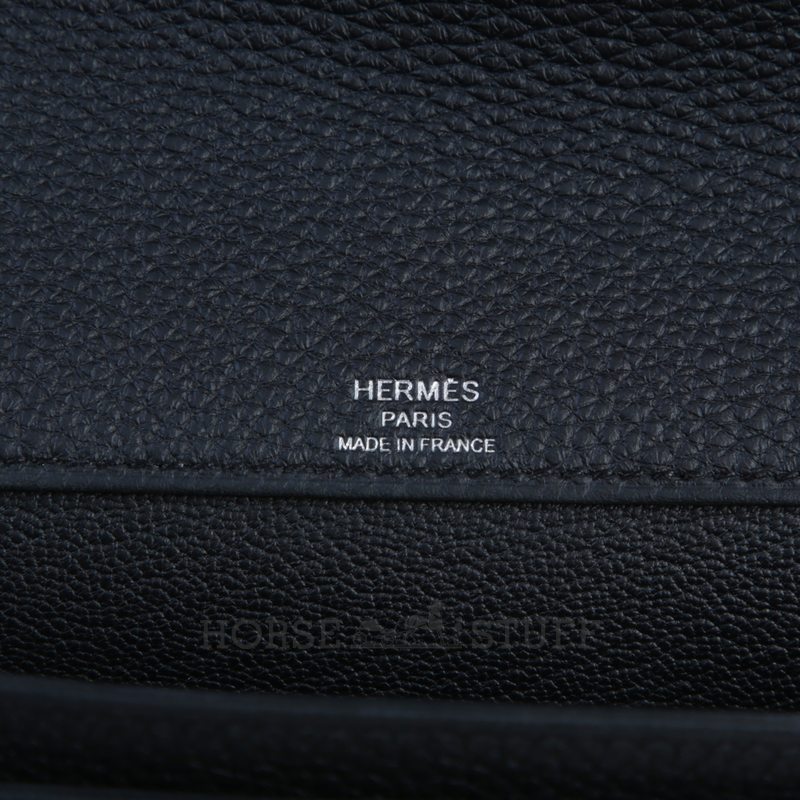 Hermès Kelly Depeches 25 Pouch So Black Togo PVD ( Black Hardware )