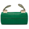 Hermès Limited Edition Super Rare Kelly Doll Quelle Idole Cactus Matte Crocodile Alligator / Craie Swift GHW