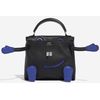 Hermès Limited Edition Super Rare Kelly Doll Quelle Idole Black / Blue Electrique Swift PHW