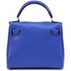 Hermès Limited Edition Super Rare Kelly Doll Quelle Idole Blue Sapphire / Chocolate Swift PHW