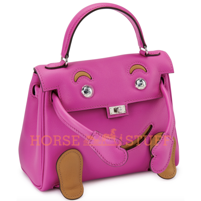 Hermès Limited Edition Super Rare Kelly Doll Quelle Idole Magnolia / Biscuit Swift PHW