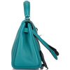 Hermès Limited Edition Super Rare Kelly Doll Quelle Idole Malachite / Black Swift PHW