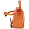 Hermès Limited Edition Super Rare Kelly Doll Quelle Idole Orange / Ebene Swift PHW