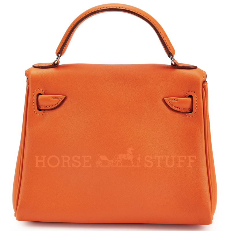 Hermès Limited Edition Super Rare Kelly Doll Quelle Idole Orange / Jaune Soleil Swift PHW