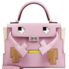 Hermès Limited Edition Super Rare Kelly Quelle Idole Picto Mauve Sylvestre / Chai / Lime / Nata Epsom PHW