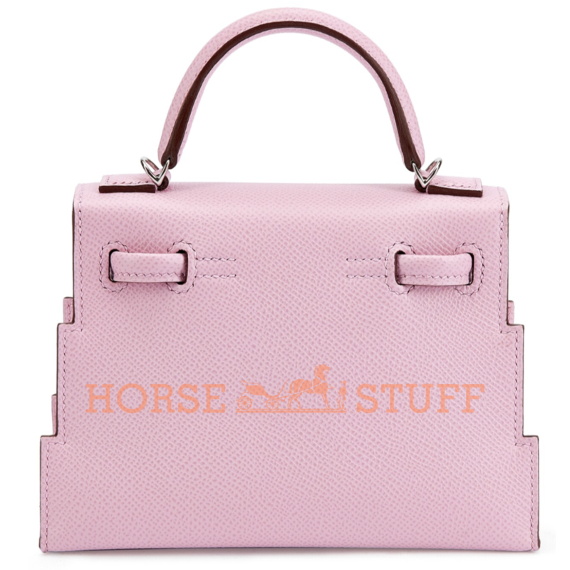 Hermès Limited Edition Super Rare Kelly Quelle Idole Picto Mauve Sylvestre / Chai / Lime / Nata Epsom PHW