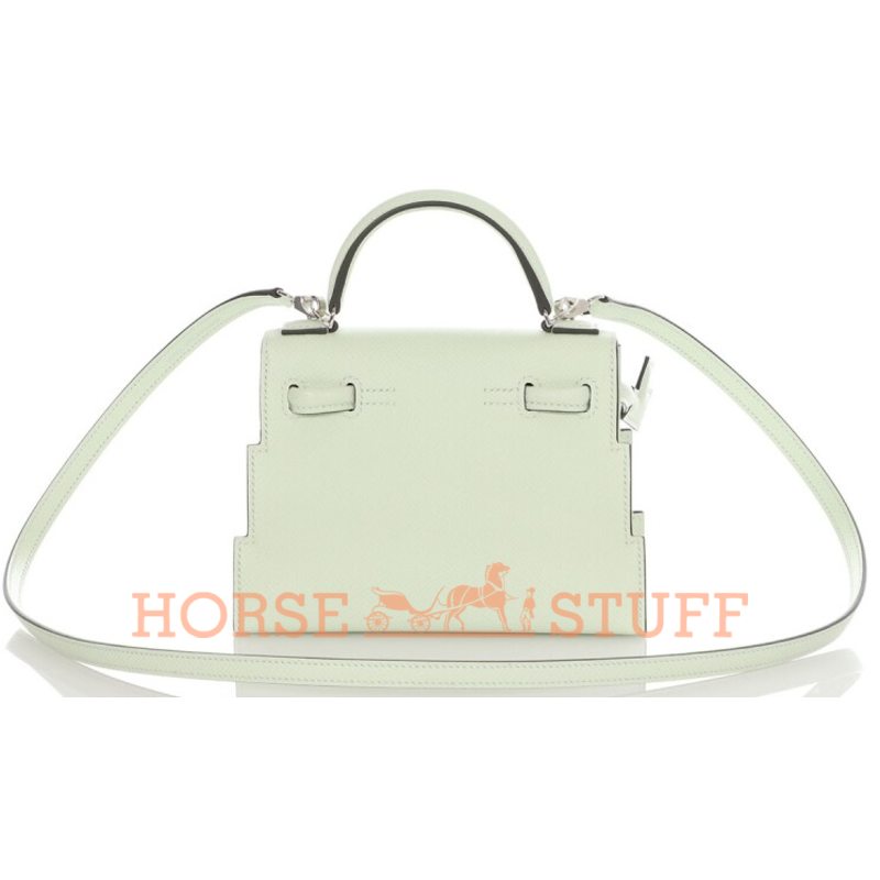 Hermès Limited Edition Super Rare Kelly Quelle Idole Picto Vert Fizz / Nata / Rose Texas / Vert Verone Epsom PHW