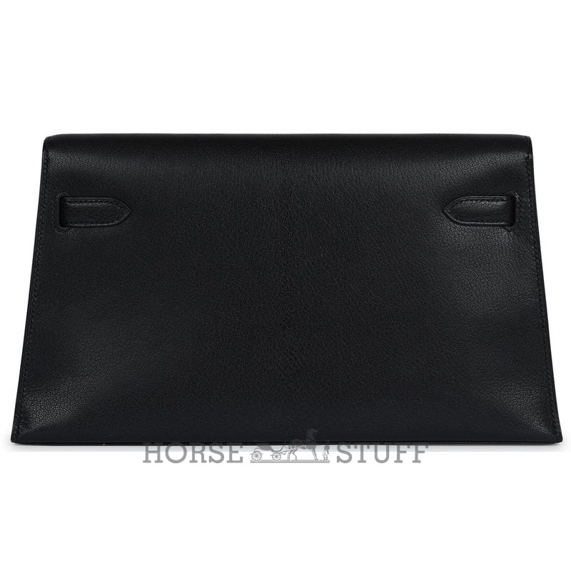 Hermès Kelly Elan Black Chèvre Chamkila GHW