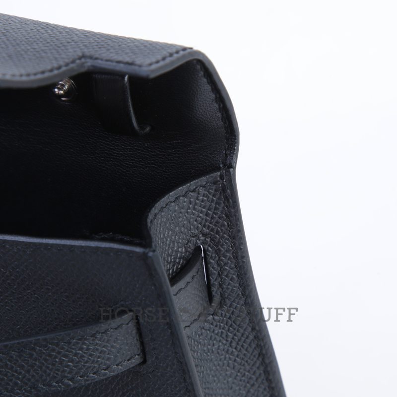 Hermès Kelly Elan Black Epsom PHW
