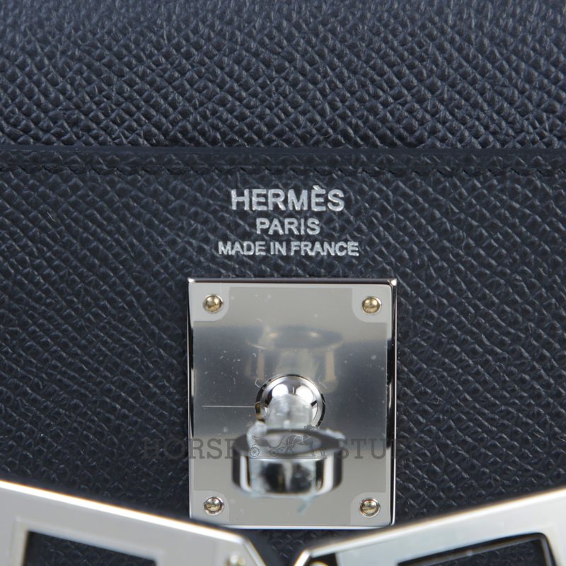 Hermès Kelly Elan Black Epsom PHW