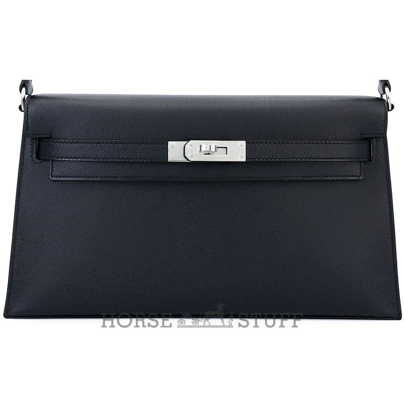 Hermès Kelly Elan Black Madame PHW