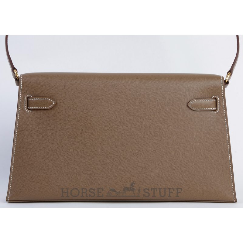 Hermès Kelly Elan Etoupe Madame GHW