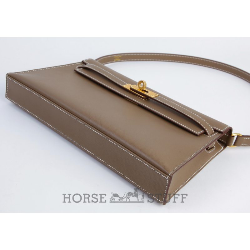 Hermès Kelly Elan Etoupe Madame GHW