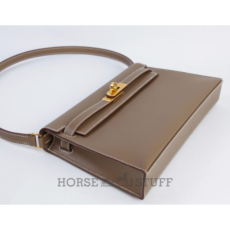 Hermès Kelly Elan Etoupe Madame GHW