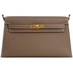 Hermès Kelly Elan Etoupe Madame GHW