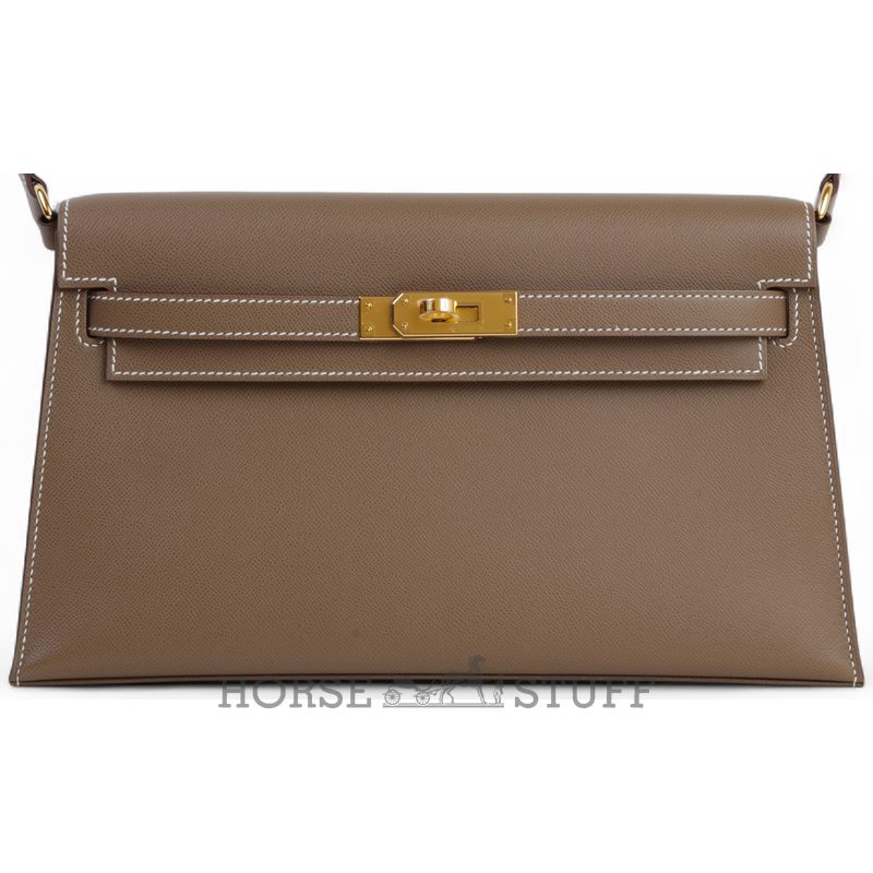 Hermès Kelly Elan Etoupe Madame GHW