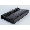 Hermès Kelly Elan Black Shiny Crocodile Porosus PHW