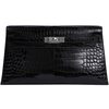 Hermès Kelly Elan Black Shiny Crocodile Porosus PHW