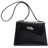 Hermès Limited Edition Kelly en Desordre Sellier 20 Black Epsom PHW