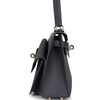Hermès Limited Edition Kelly en Desordre Sellier 20 Ardoise Epsom Permabrass